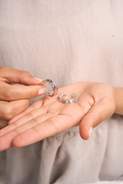 Heliophilia Silver Pendientes de Plata con Recubrimiento de Laca